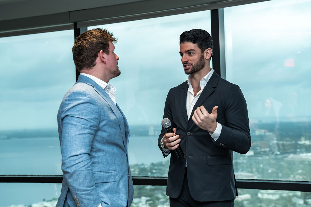 Members in discussion